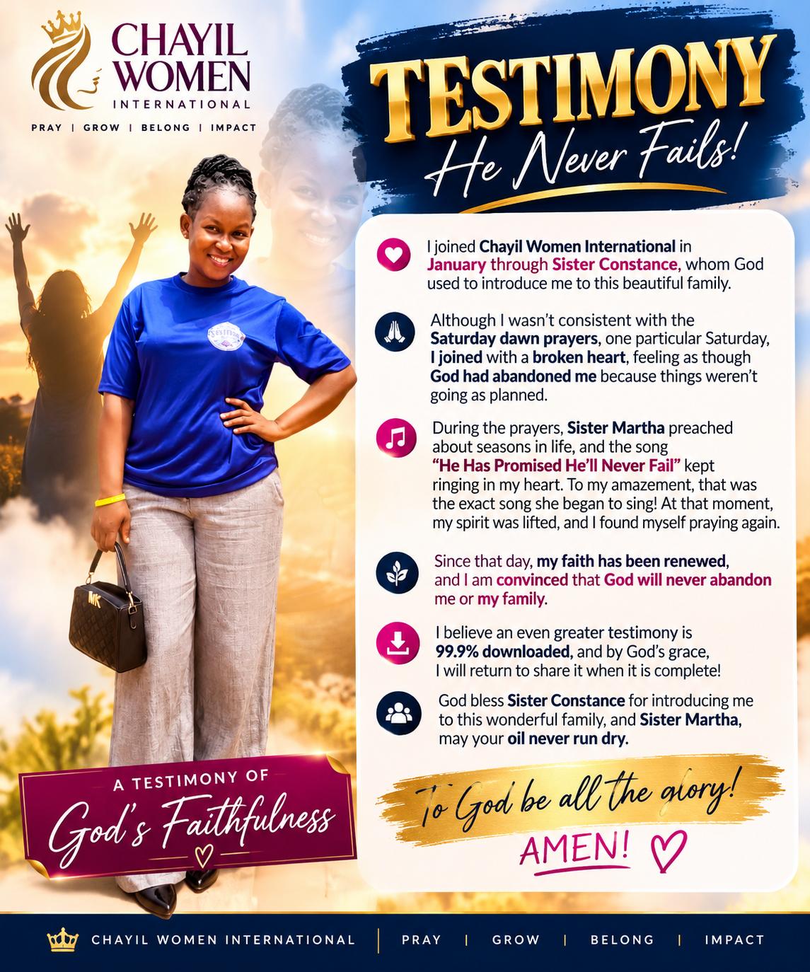CHAYIL testimony artwork: God’s Faithfulness